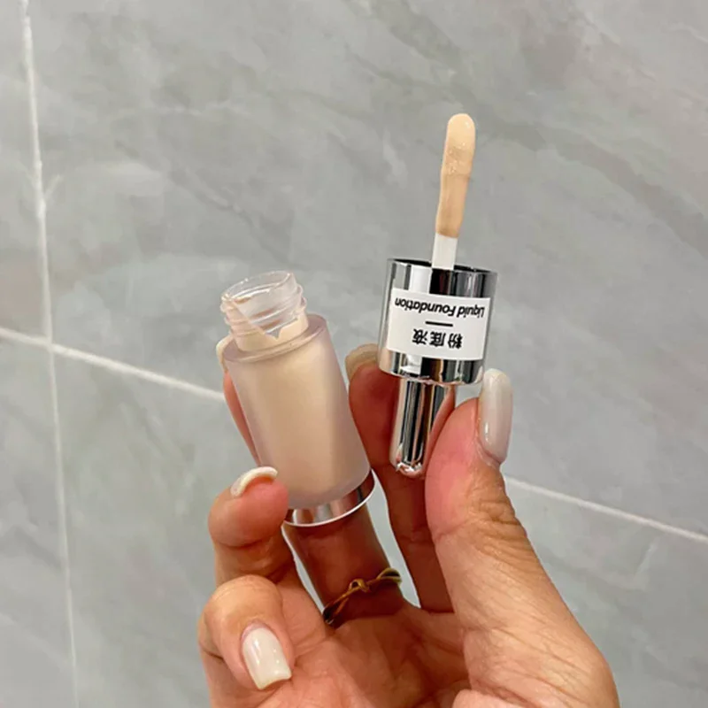 1/5PCS 2.5ml Refillable Bottles Liquid Foundation Subpackage Travel Empty Bottle With Wand Brush Cosmetics Tools