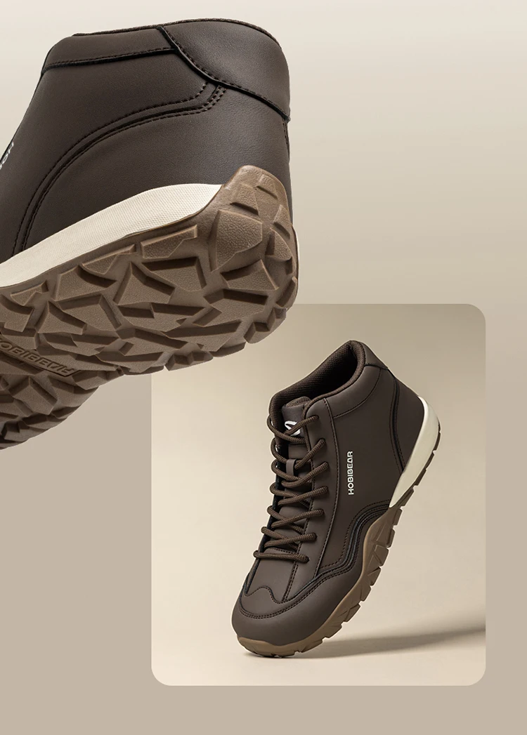 HOBIBEAR Mid-Top Wanderstiefel für Herren und Damen, breite Passform, Trailrunning-Sneaker, Outdoor-Wanderschuhe, rutschfeste Knöchelschuhe – Detail 11