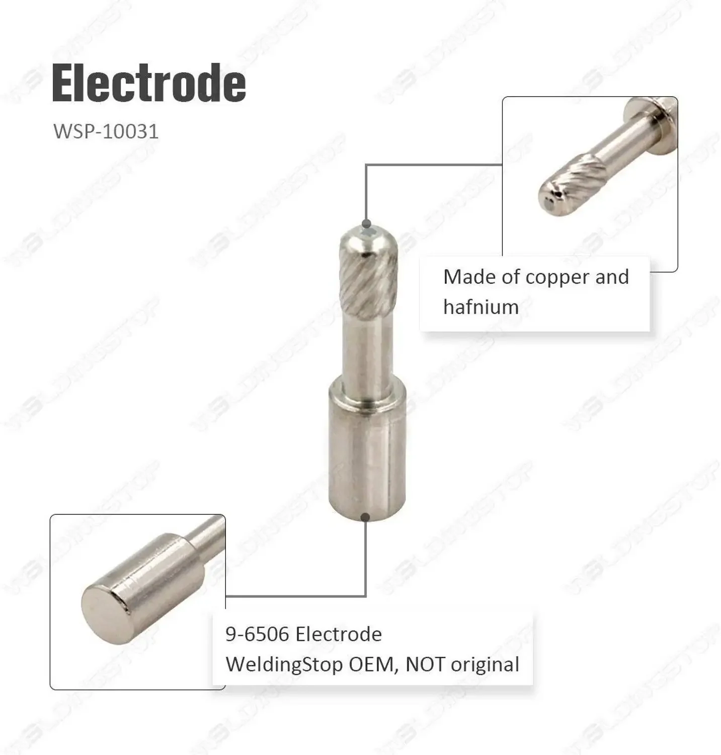 9-6506 Plasma Electrode & Tip 9-6501 for Thermal Dynamics PCH25/38 PCH/M-28 PCH/M-35 PCH/M-40