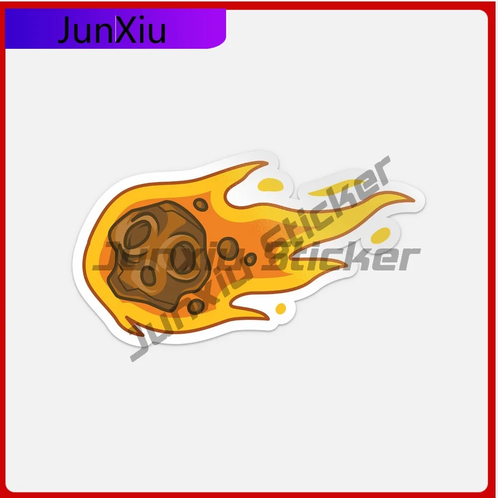 

Space Comet Cartoon New Limited Scratch Resistant Classic Bumper Decal Accessory Waterproof Vinyl Laptop Window Auto Exterior