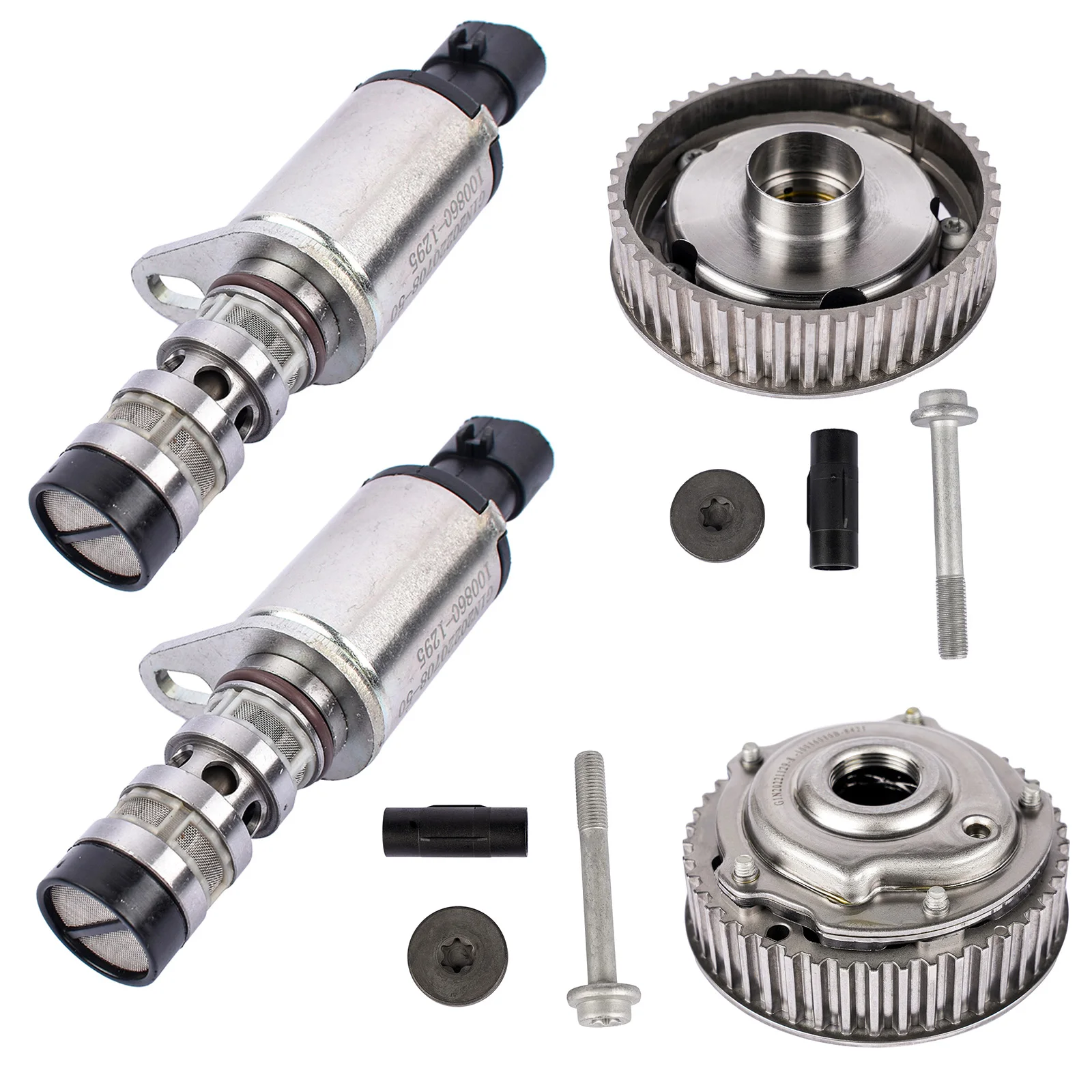 AP02 CAMSHAFT GEAR & SOLENOID KIT for Fiat Chevrolet VAUXHALL/opel A16XER A18XER Z16XER Z18XER 1.6 1.8 55567048 & 55567049