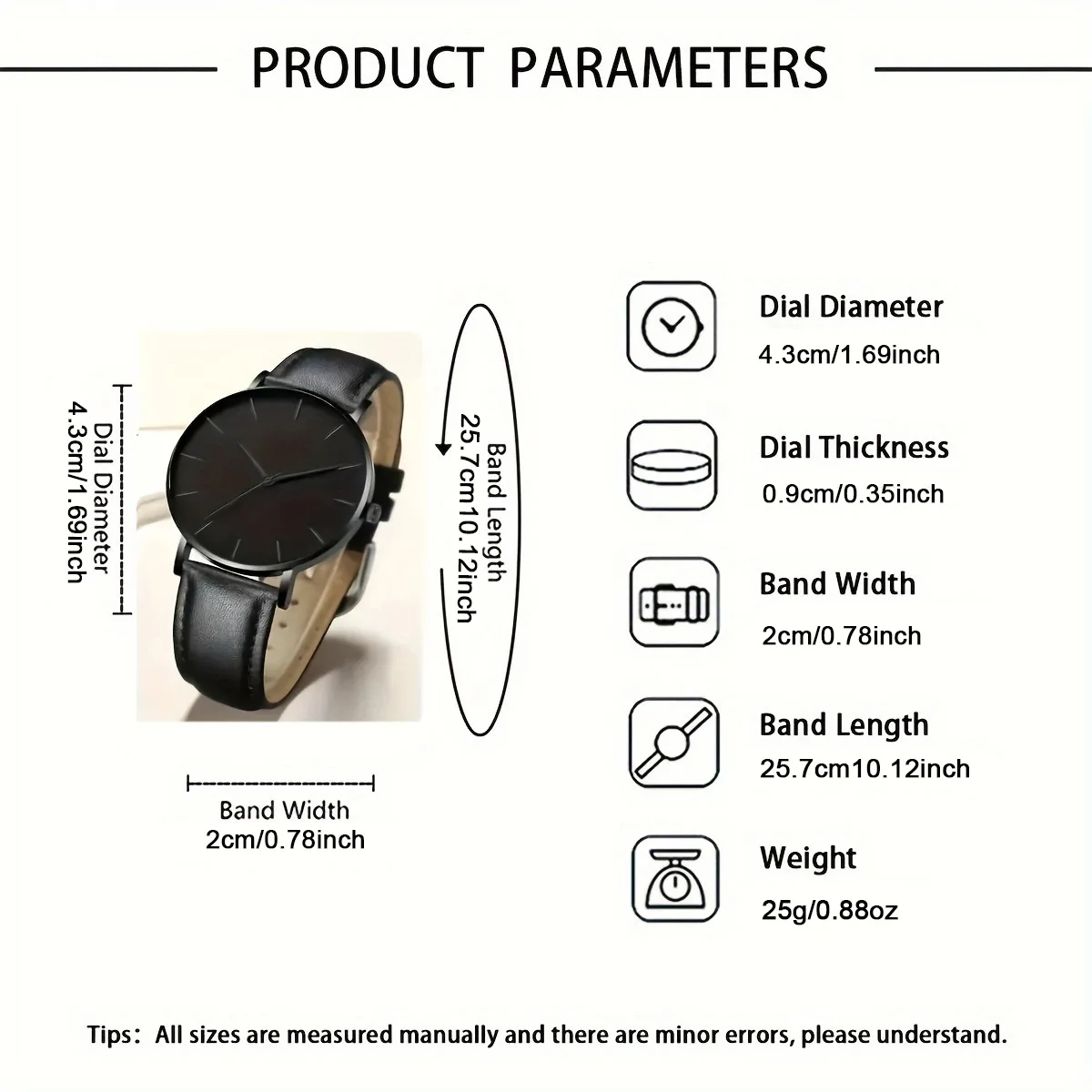 1pc fashionable new men's quartz watch, suitable for daily wear and holiday gifts