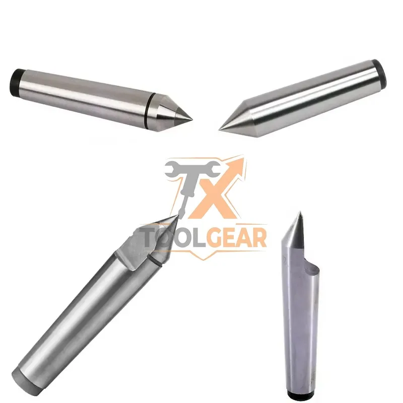2026China*Factory* MT1 MT2 MT7 Lathe Dead Center of Different Types with Carbide Tips with Half-Notch for CNC Lathe