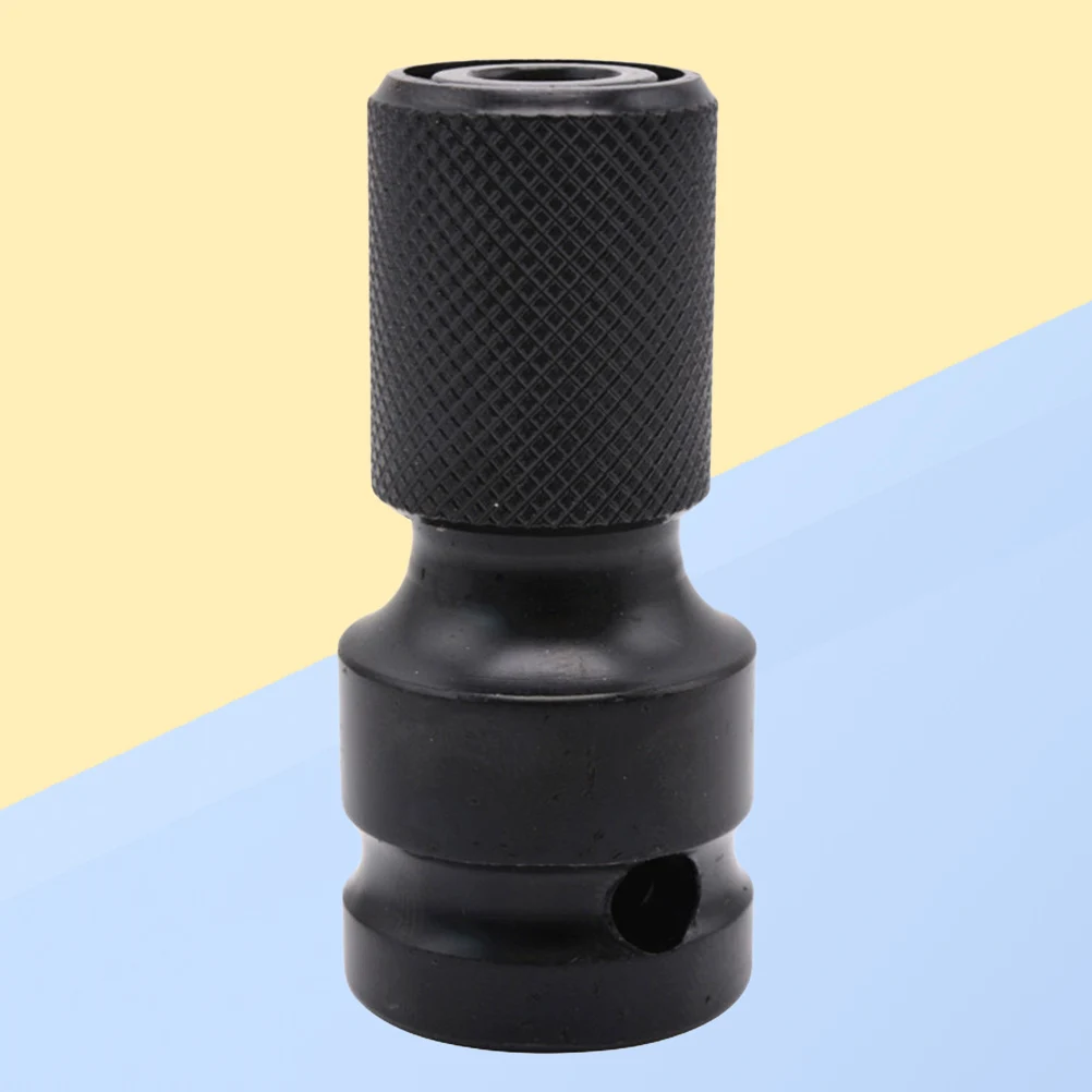 

1/2 Inch Square to 1/4 Inch Socket Adapter Impact Wrench to Drill Converter Quick Release Chuck Tool for Power