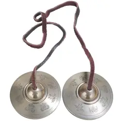 Large Nepal Tinkle Bell Handmade Brass Cymbals Tingsha Bells Meditation Tools Buddhist Supplies Tantric Orff Instruments Gifts