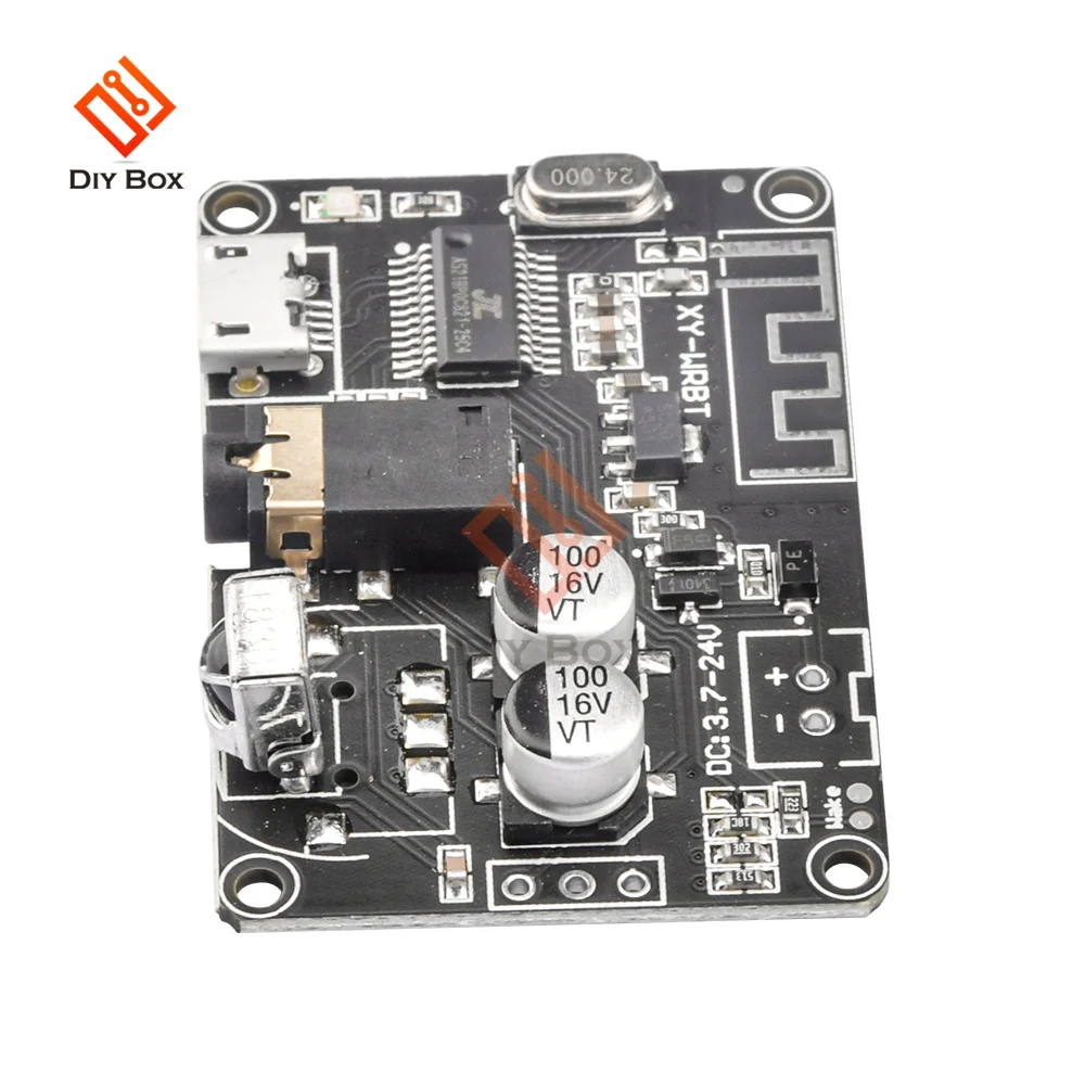 DC 3.7V-24V 12V Bluetooth 5.0 Stereo Audio Receiver Board Mp3 Lossless Decoder Bezprzewodowy moduł muzyczny stereo z pilotem zdalnego sterowania