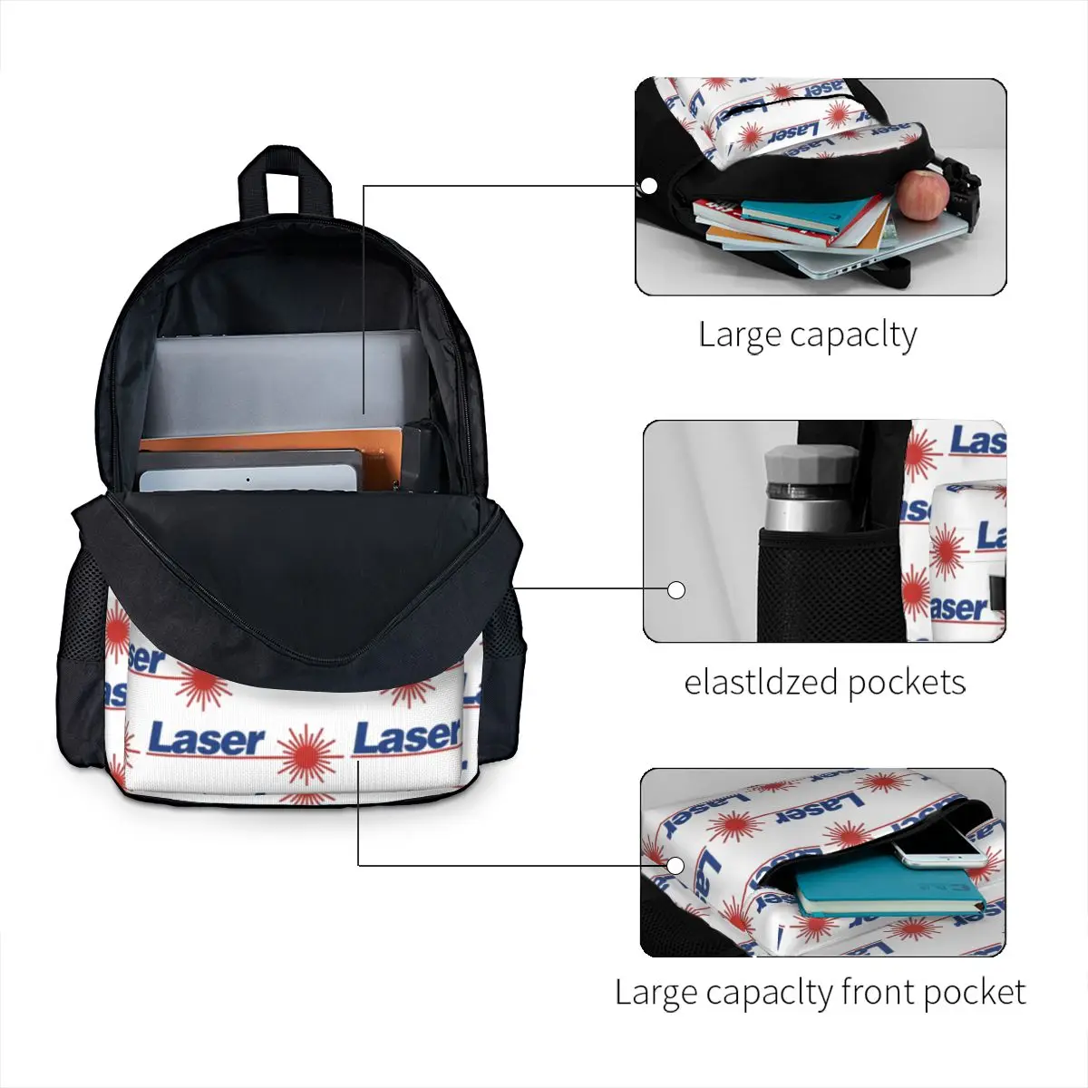 Laser Segelboot Logo Rucksäcke Jungen Mädchen Bücher tasche Studenten Schult aschen Cartoon Kinder Rucksack Reise Rucksack Umhängetasche