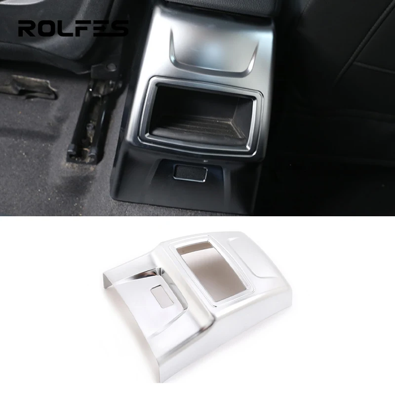 

ROLFES Armrest Box Rear Air Outlet Cover Exhaust Vent Full Cover Trim Decoration Replacement For BMW 1 Series 2019-2020