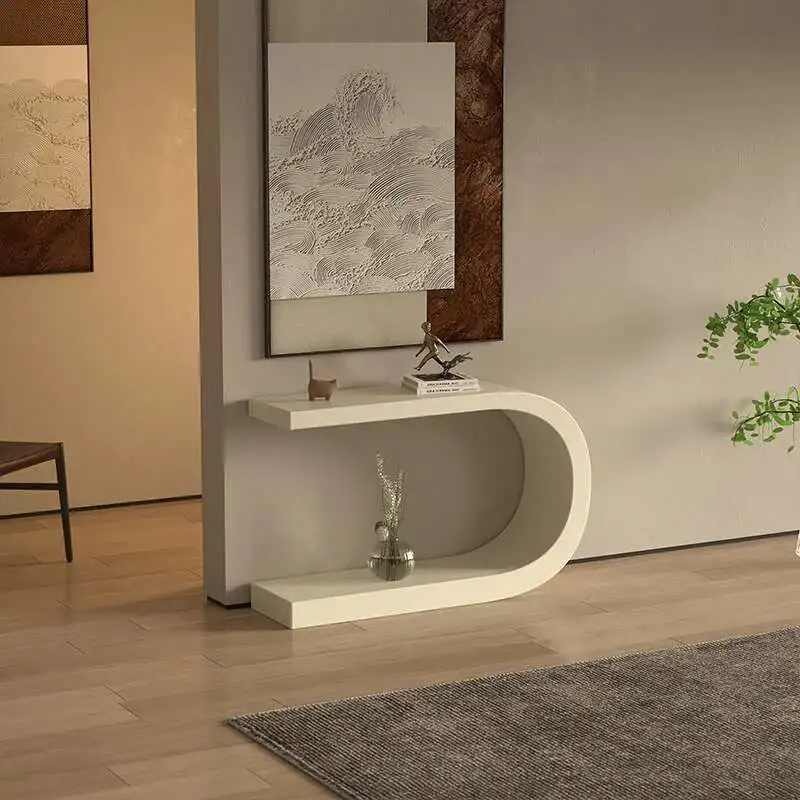 

Entryway Console Table Storage System Acrylic Coffee Table Decorating Recibidor Para Entrada Mueble Living Room Furniture