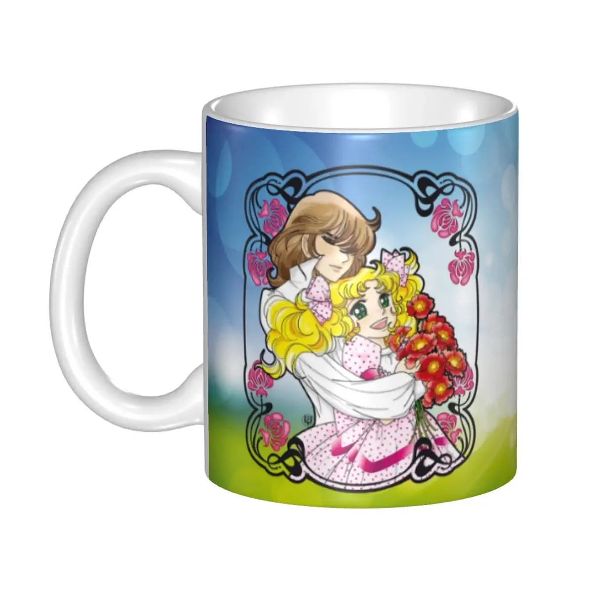 Candy Candy Anime Manga Coffee Mugs DIY Customized Ceramic Tea Milk Mug Cup Outdoor Work Camping Cups