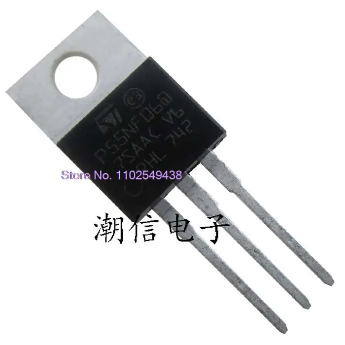 

20PCS/LOT P55NF06 STP55NF06 50A 60V