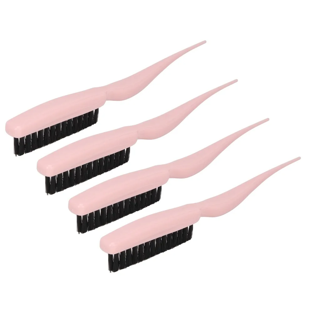 

10pcs Compact Nylon Teasing Brush Ergonomic Lightweight Back Combing Brush Nylon Material Precision Boost Hair Volume Brush