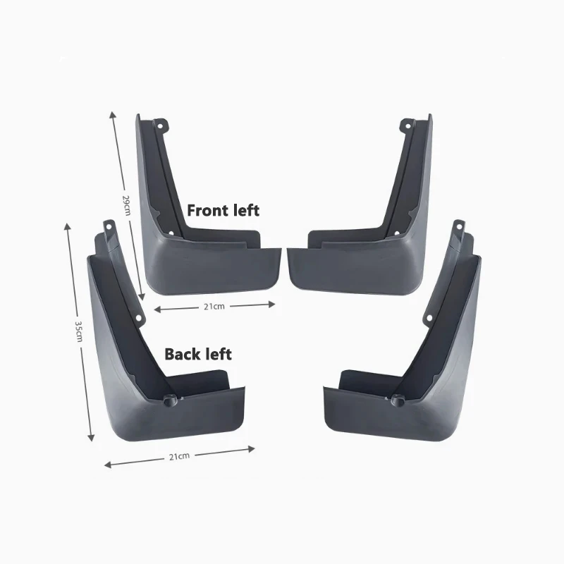 ل Volkswagen VW ID.4 ID.5 ID4 ID5 2020 ~ 2024 2025 سيارة الجبهة الخلفية عجلة واقيات الطين الحرس درابزين حماية اللوحات الطينية الملحقات #3