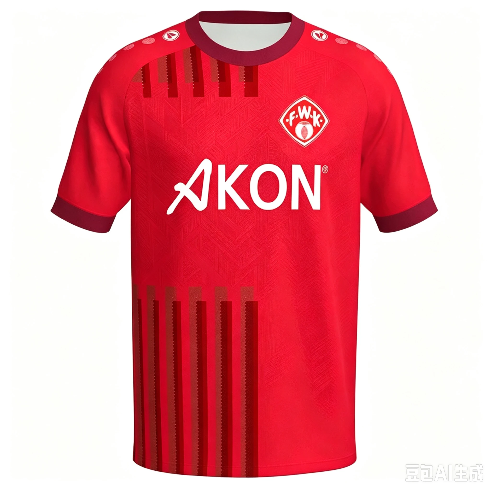 2026 Würzburger Kickers 3D-Druck Fußballtrikot Herren Sommer Schnelltrocknendes Kurzarm-T-Shirt Familien-Partnerlook – Detail 5
