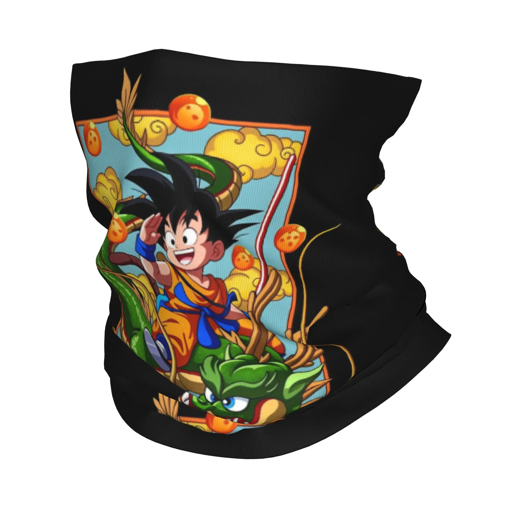 D-Dragon B-Ball GOKU Anime  Bandana Neck Gaiter for Ski Camping Women Men Wrap Scarf  Headband Warmer