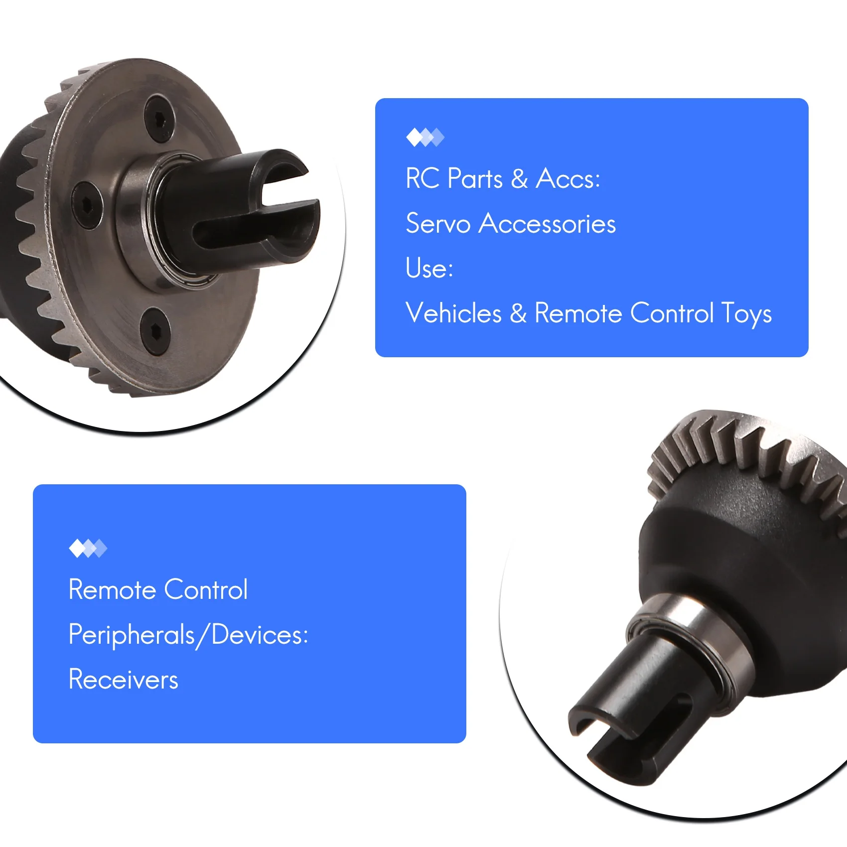 Set differenziale caldo EA1057 per JLB Racing CHEETAH 1/10 Brushless RC Ricambi auto Accessori