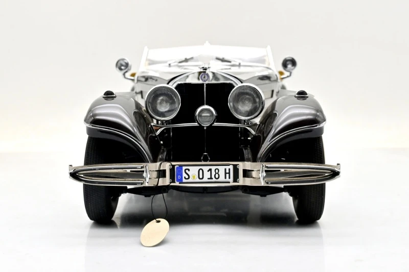 Bauer 1:12 500K Roadster 1934 Black Vintage Car Simulation Limited Edition All Open Alloy Metal Static Car Model Toy Gift