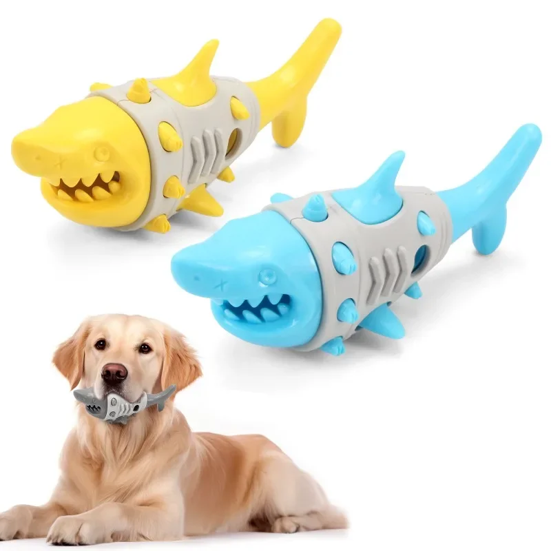 The New Dog Molars and Leaks Food Toys Simulate Sharks To Clean Teeth, Resist Biting and Vent, and Molars Dog Toys