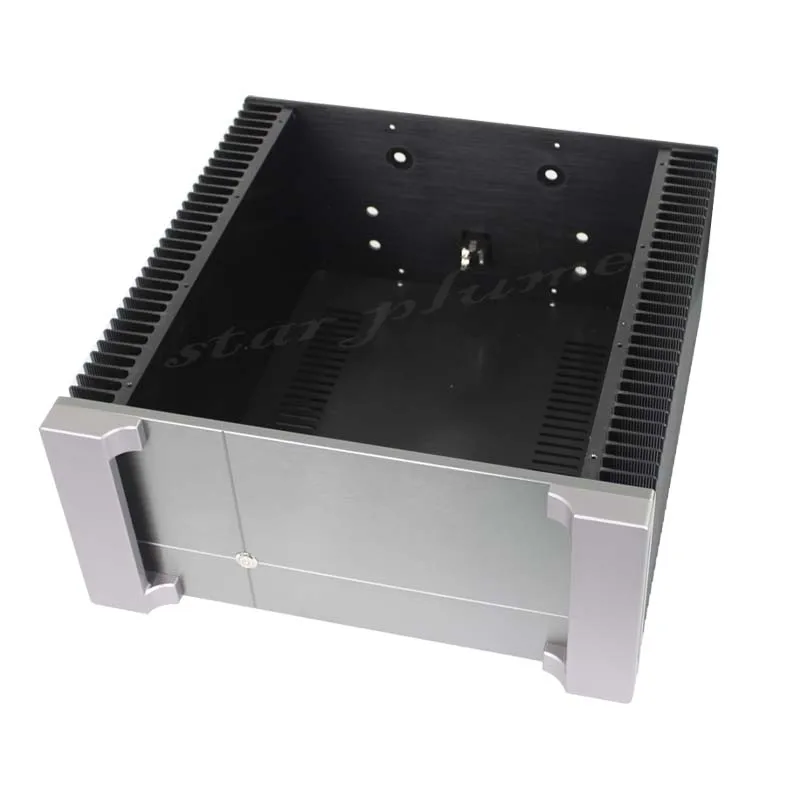 430*410*200mm All-Aluminum Amplifier Case Class A Post-Amplifier Chassis Vacuum Tube Amplifier Chassis Shell DIY Box