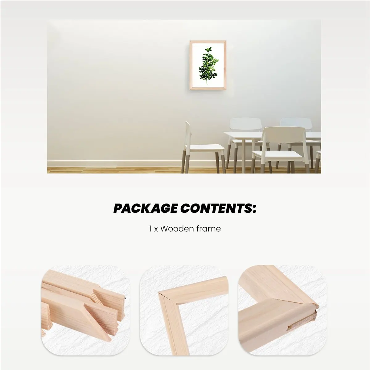 L! DT244^40X30Cm Wooden Frame DIY Picture Frames Art Suitable for Home Decor Painting Digital Drawing Paintings