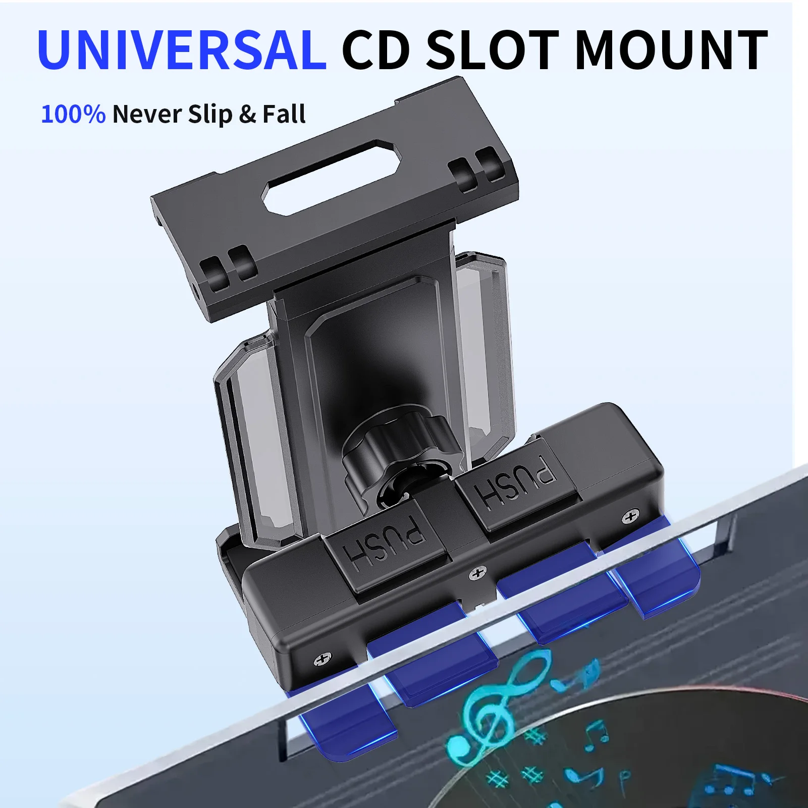 Universal Car Tablet Stand Holder CD Slot Bracket Mobile Phone Holder Mount Rotatable for IPad Pro Samsung Xiaomi 4-14