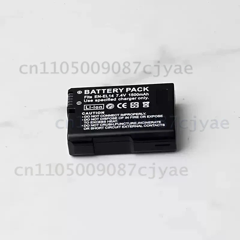 Long Lasting EN-EL14 Replacement Camera Battery for Nikon D3200 D3300 D3400 D3500 D5200 D5500
