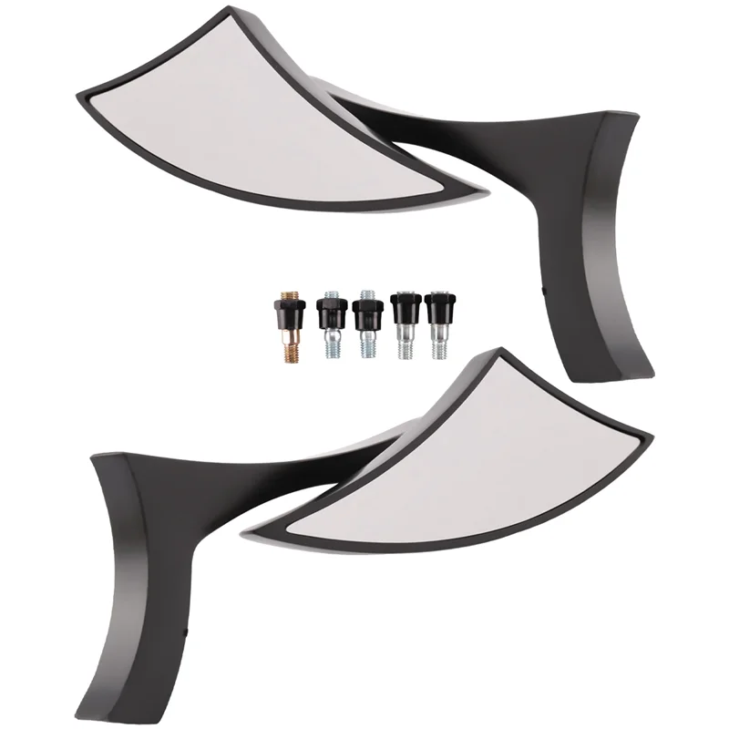 

Motorcycle Rearview Mirror Side Mirror Motorcycle Supplies Replacement For ,Black