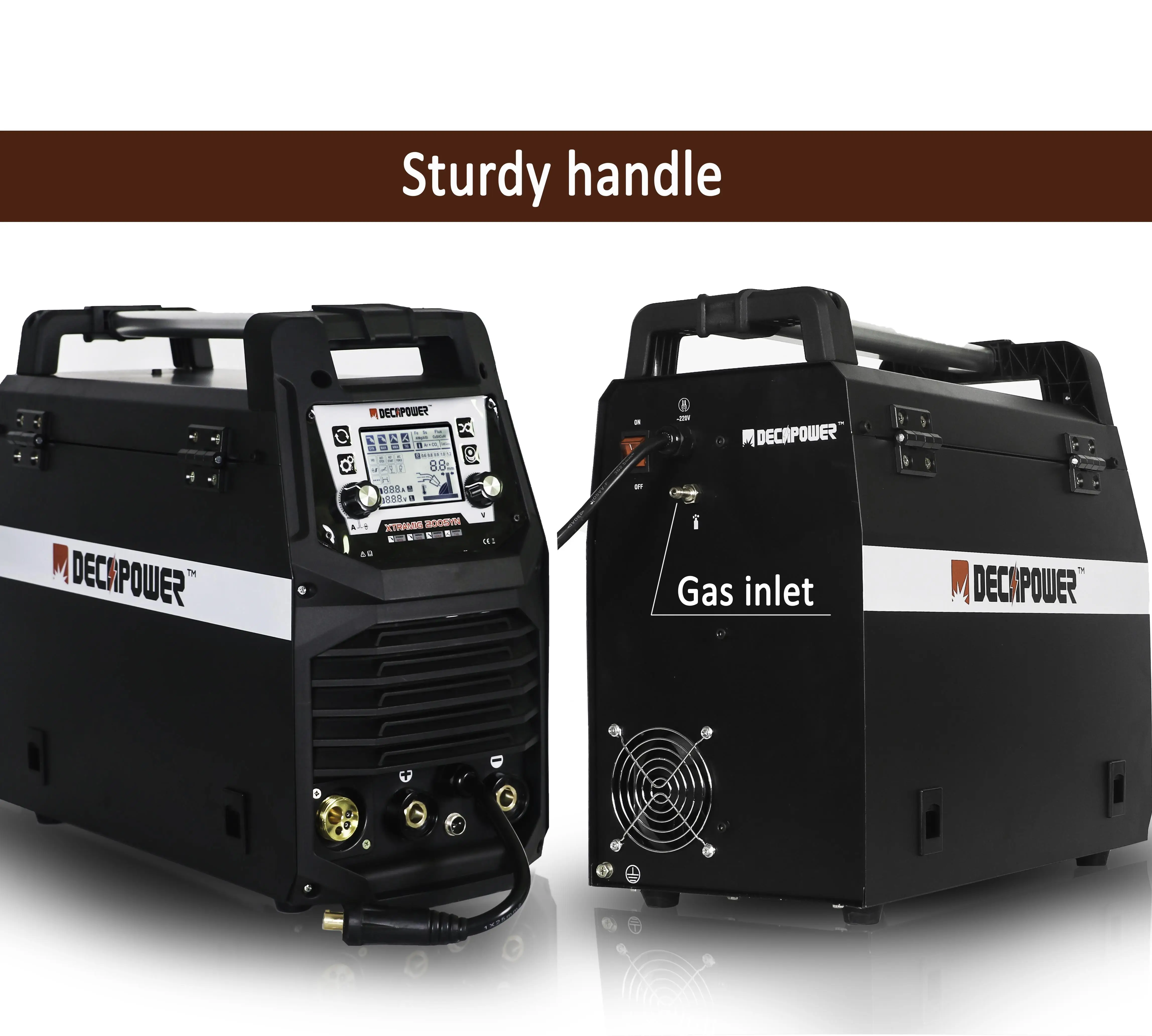 Decapower XTRAMIG Multi Progress Arc Inverter Gas No Gas 4 In 1 MMA MAG TIG MIG Welders Semi-automatic Welding Machine