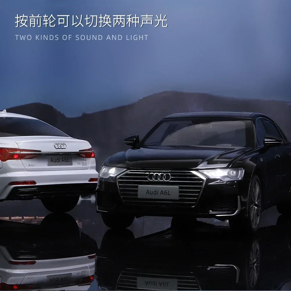 1:18 audi a6l Limousine hohe Simulation Druckguss Metall legierung Modell Auto Sound Licht zurückziehen Sammlung Kinder Spielzeug Geschenke g31