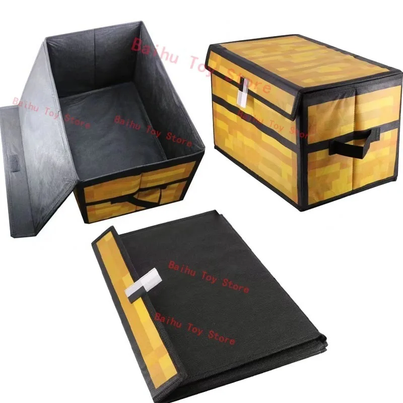 

25X25X40cm My World Trap Treasure Box Toy Cartoon Peripherals Foldable Multipurpose Storage Box Home Decor Toys Collection Gift