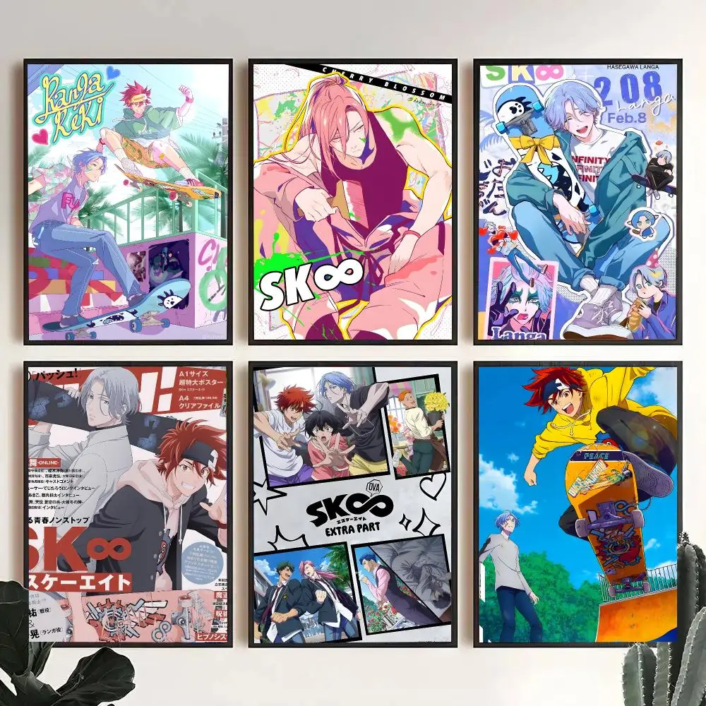 S-SK8 The I-Infinity Anime Poster Poster Decorative Wall Art Stickers Mural For Home Living Room Hallway Decor Gift