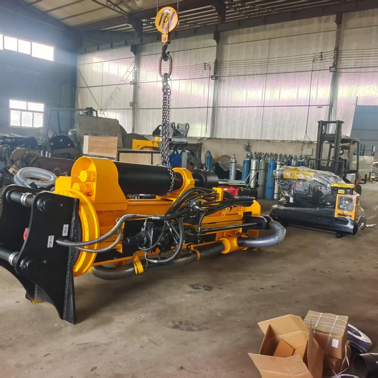 Hydraulic Rock Drilling Splitter Machine 360 Degree Rotation Drilling and Cracking Machine Rock Breaking in Tunnels Mineshaft