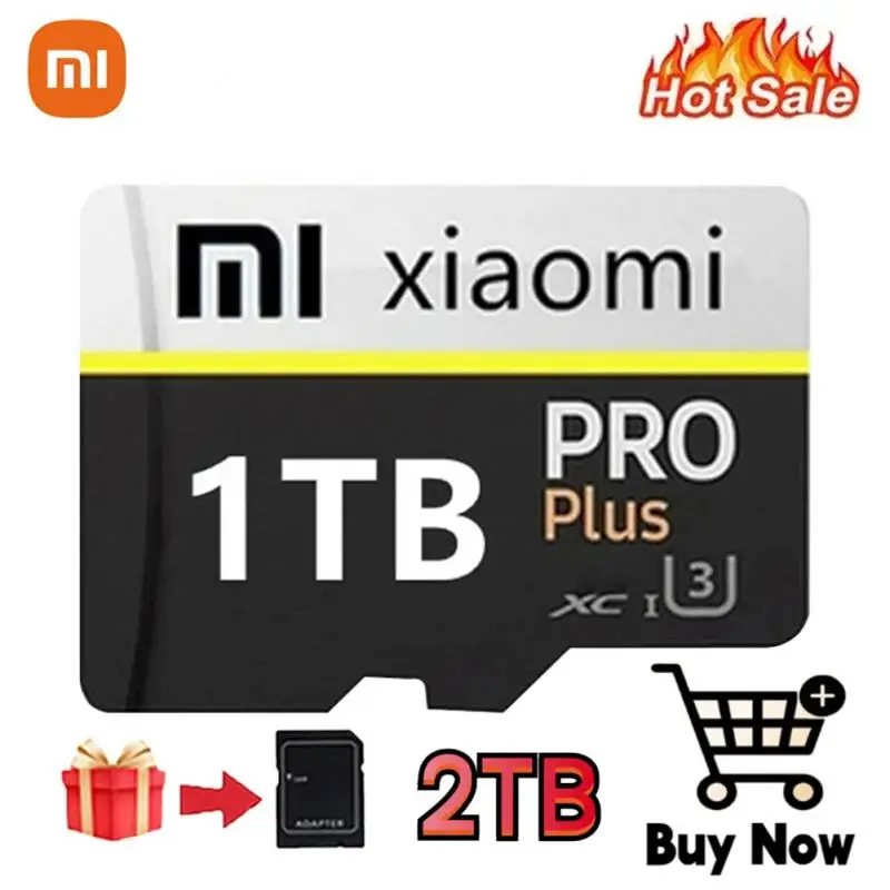 Original Xiaomi Memory Card 2TB 1TB 512GB 256GB Class10 Mini TF Card U1 SD Card for Cell Phones Car Devices Computers Drones