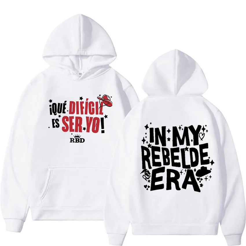 Hot Tv Show Rebelde RBD 2023 Hoodies Men Women's Casual Autumn/Winte Sweatshirt Fashion Pullover Oversized Hoodie Y2k Streetwear