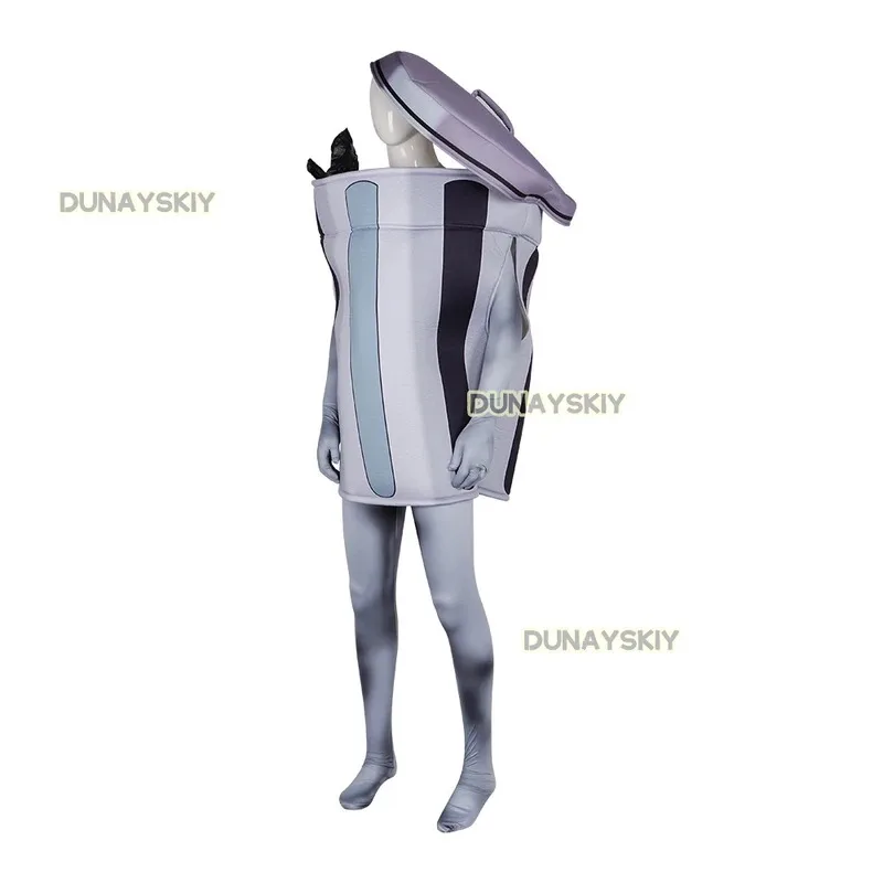 

ff34Honkai Rail King Nextbucket Cosplay Costume Star Dome Railway Trash Can Doll Server Role-Playing Women Man Adult Outfit