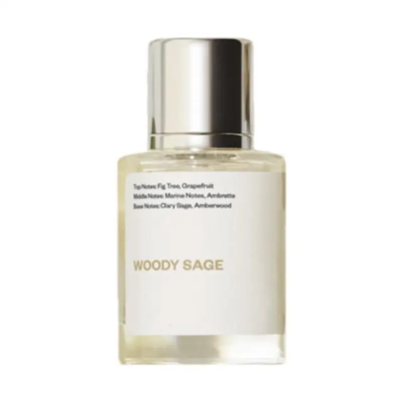 Woody Sage Perfume Men Long Lasting Perfumes for Women 50ml Natural Fragrance Earthy Scent Light Mist Beauty Helth Products