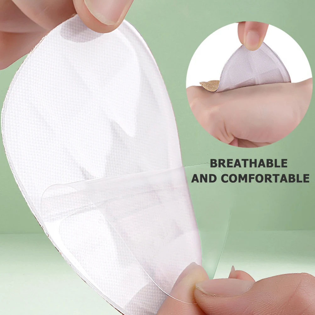 

3 Pairs Forefoot Half Size Adhesive Gel Cushions Anti Slip Insoles Shoes Pads High Heels Inserts Lightweight Impact Resistant