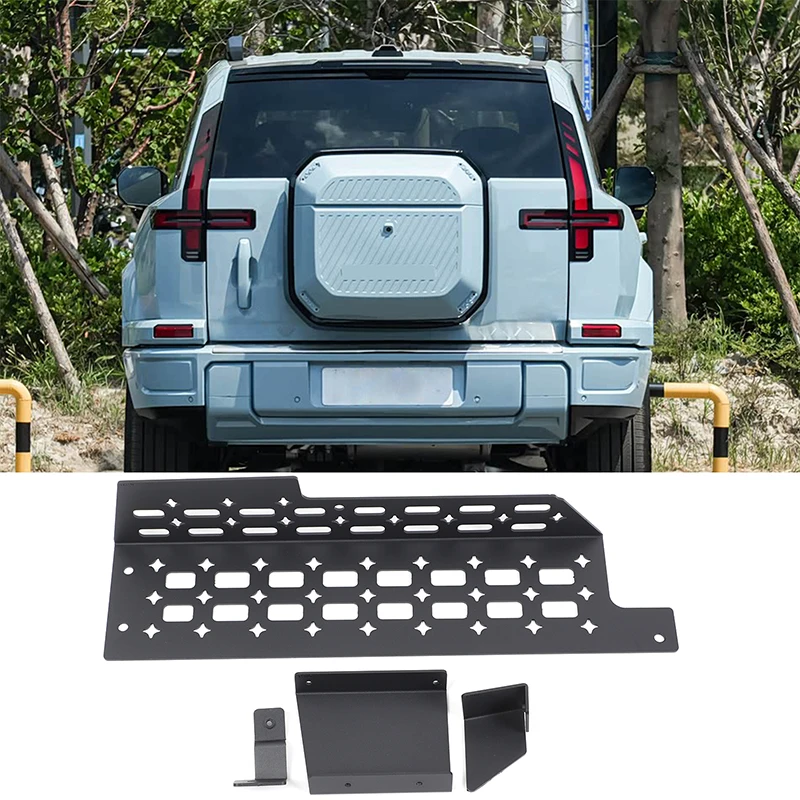 

Стойка на заднюю дверь, ящик для хранения забора для Dongfeng M-Hero Warrior M817 2025 2026, органайзер, инструмент для задней двери, подвесная доска, автомобильные аксессуары