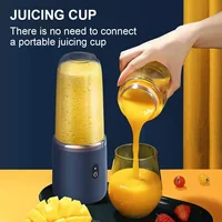USB Personal Mini Juicer Cup Handheld Travel Blender Portable Single Double Cup for Water Bottles 5