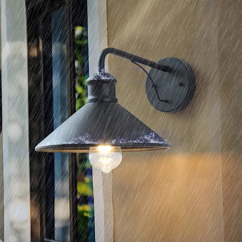 

Vintage Loft Outdoor Waterproof Wall Light Industrial Garden Lamp Outdoor Porch Balcony Courtyard Warehouse Pub Cafe Wall Sconce