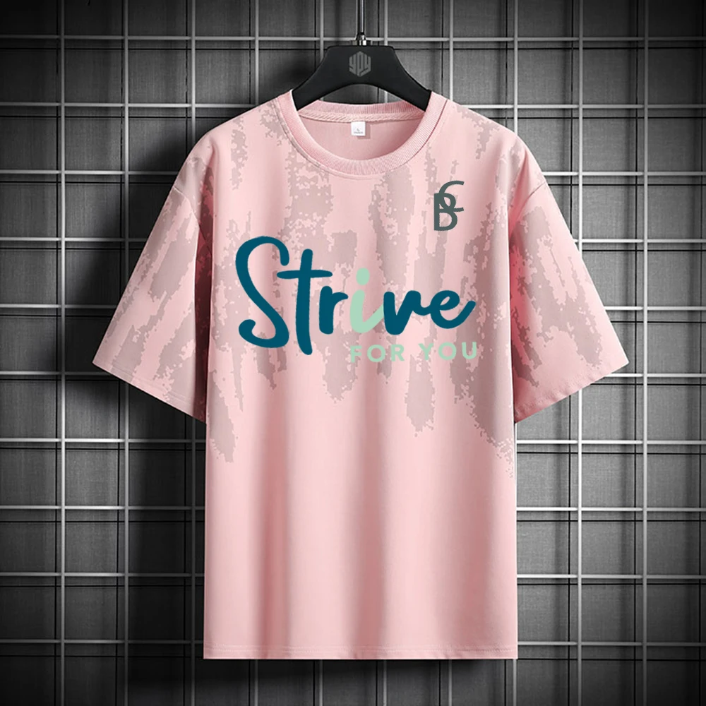 

New models Training Fitness Lover Personalization Gym T-Shirts Man y2k Printed Shirt Clothing Leisure Men'S Short Sleeve Tops