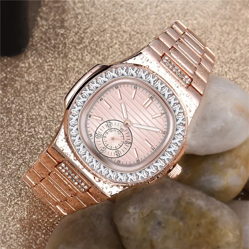 Hot Cool Luxury Mens Brand Alloy Band Business Quartz Watch