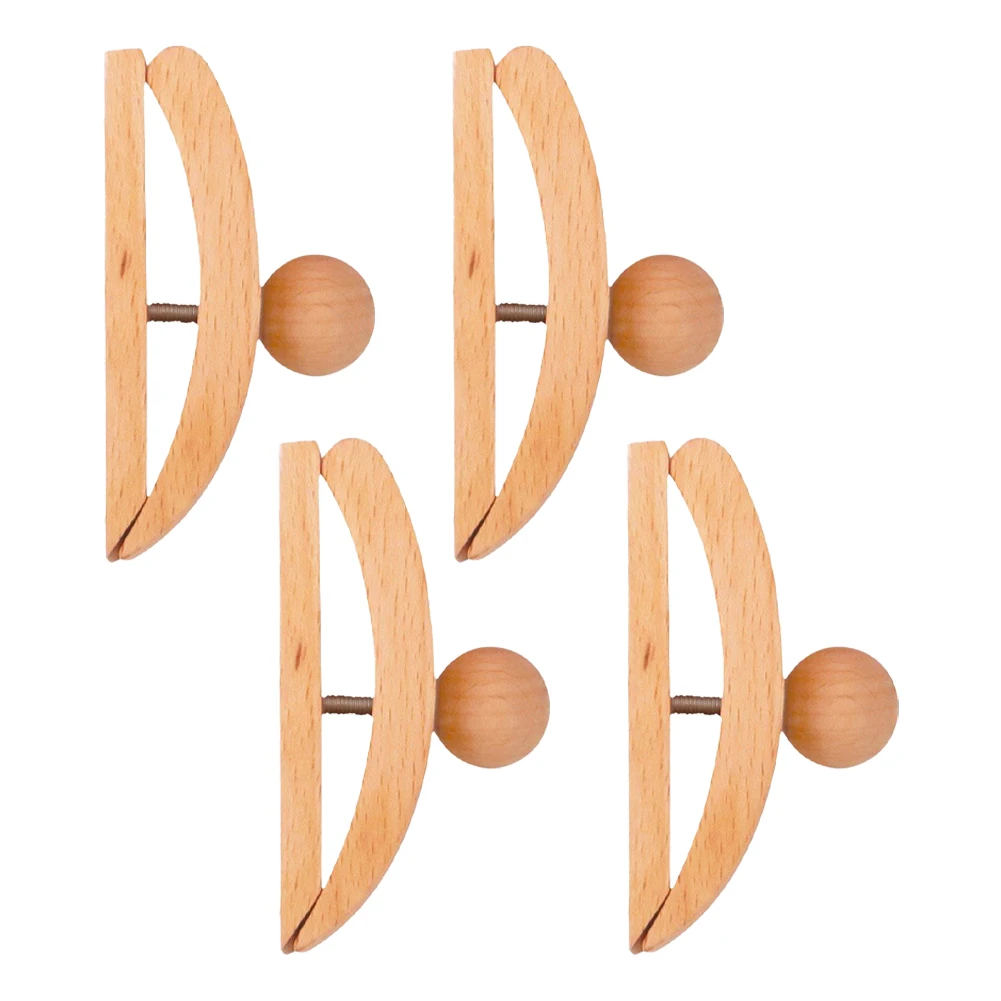 

As Shown Fabric Display Hangers Home Decor Accessories Easy Installation Wall Clips Natural Beech Wood Material For Crafts