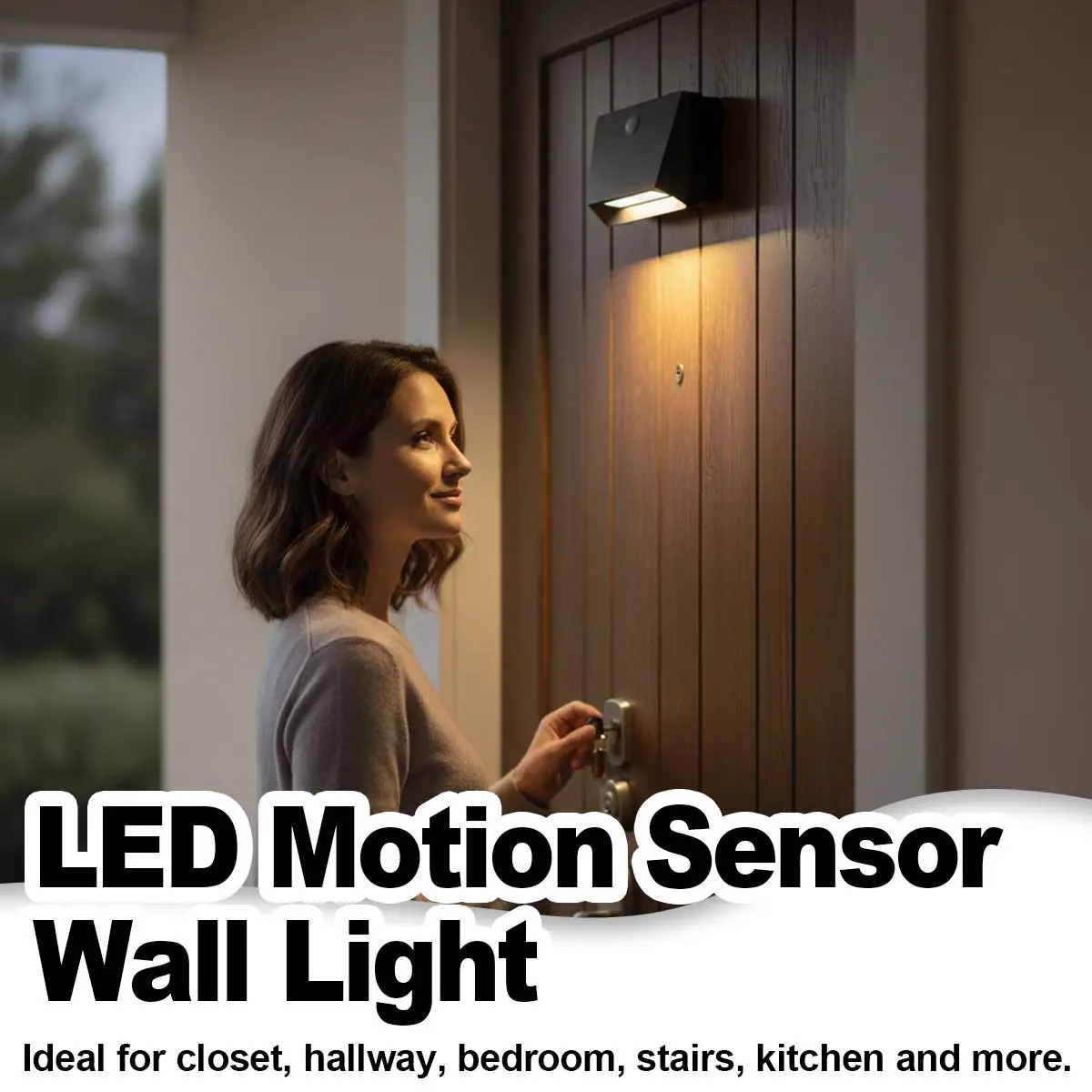 

Wall Light Warm White Magnetic Dimmable Cordless Auto Sensor Wall Sconce Night Lamp Bedroom Living Room Contemporary Deco New