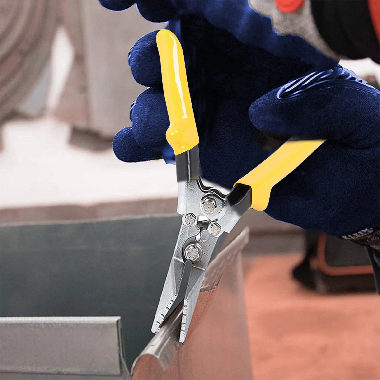 金属板プライヤー曲げツール多機能フランジングプライヤー炭素鋼調整可能なエッジクランプdiyおよび産業用