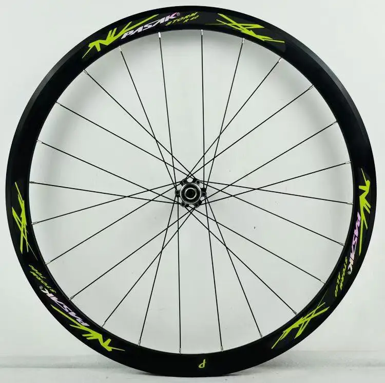 700C مكبح قرصي الطريق دراجة عجلة مجموعة على الطرق الوعرة الطريق مكبح قرصي عجلة الخامس الفرامل C الفرامل 29 بوصة مستقيم سحب 40 مللي متر #6