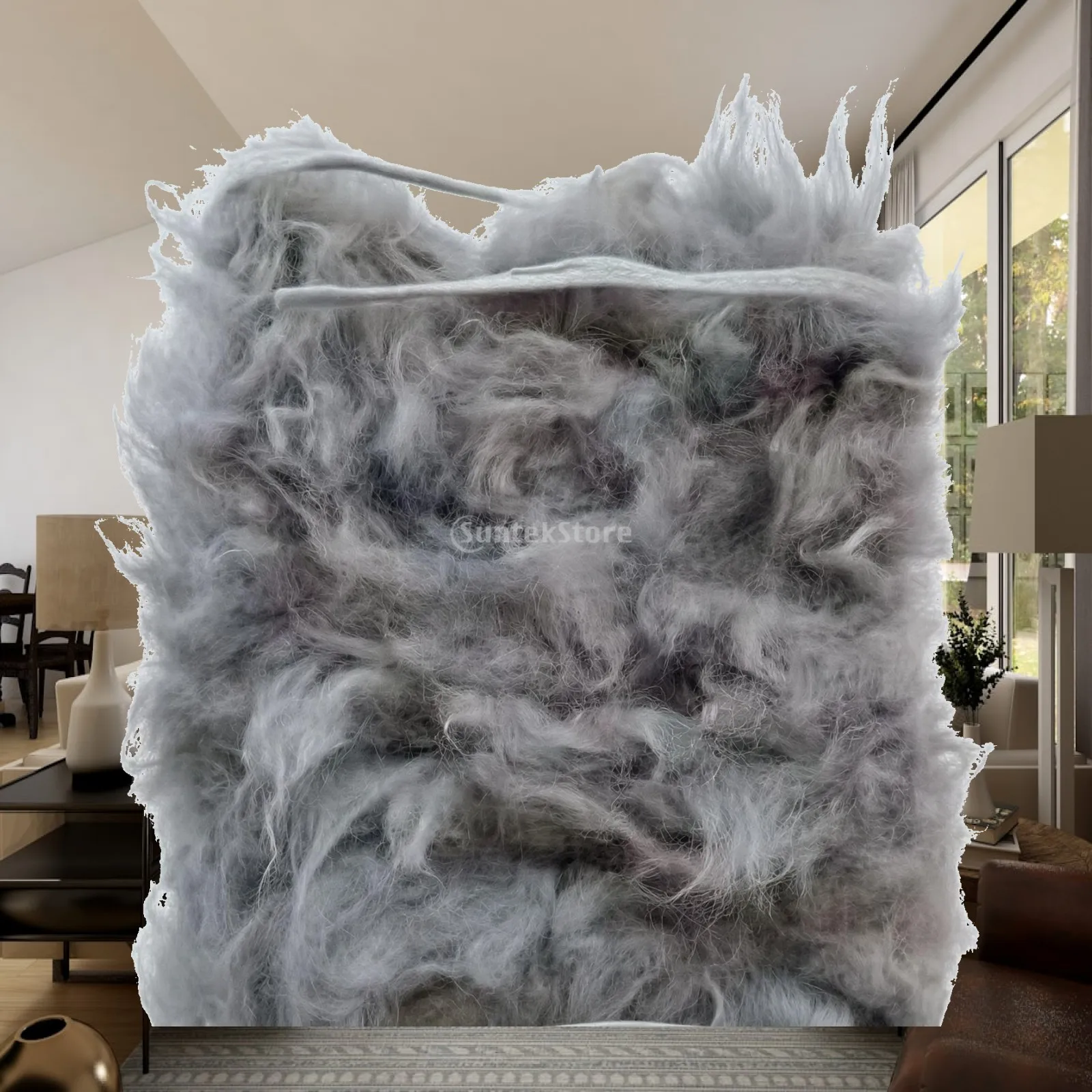 Professional Pet Grooming Hair Block Fiber Practice Fur Sheet for Scissor Control Muscle Memory Building for Stylists