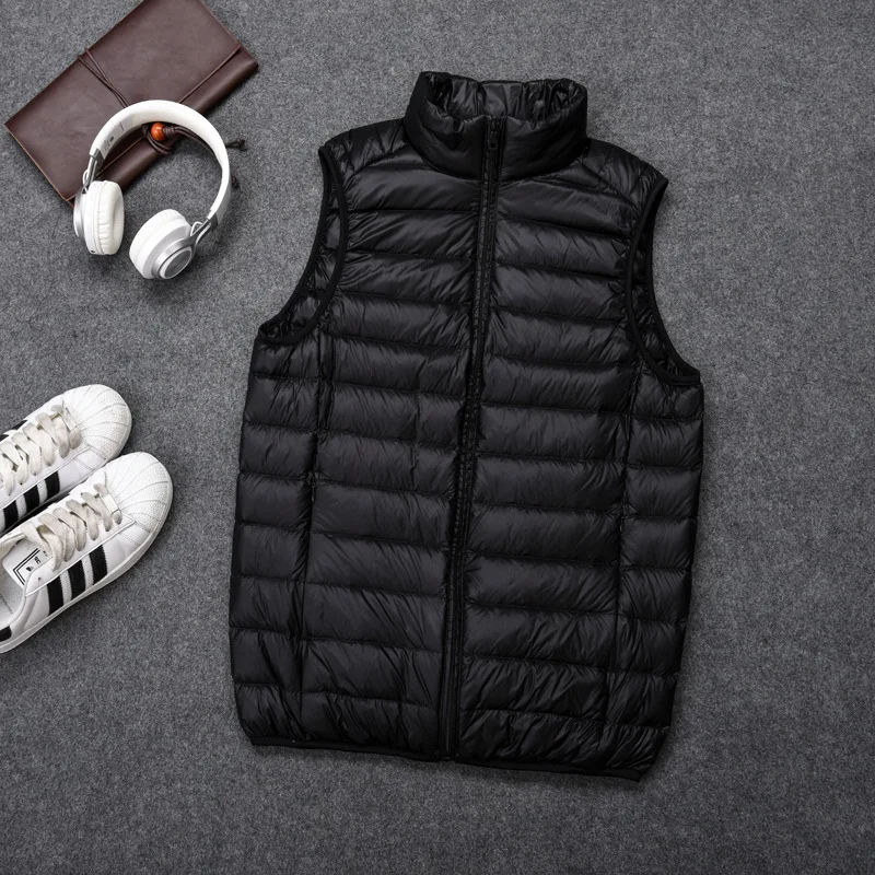

Men's Lightweight Thiened Cotton Vest Winter New Sle ort Length Warmth Sport Outerwear Faion Urban Sle Basic Mass