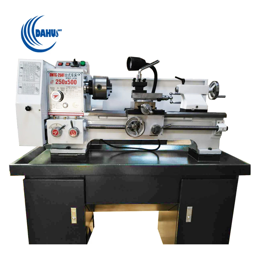 

DAHUIMT 250T China Supplier High Precision Mini Lathe CNC Bench Lathe Desktop Lathe