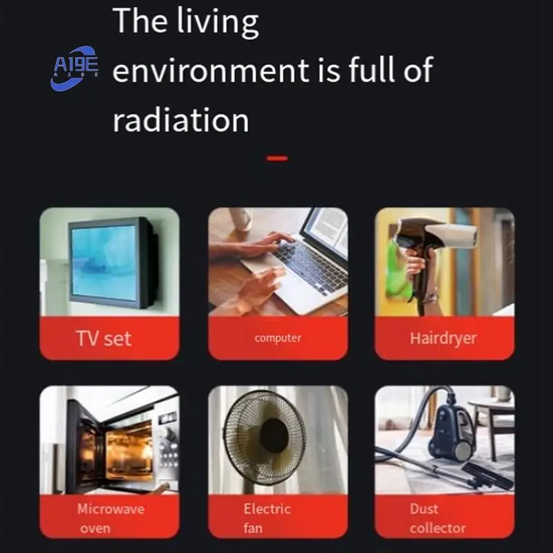 A19E-1 PCS Radiación Electromagnética K2kii Probador de Radiación Multifuncional Negro
